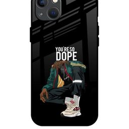 QRIOH Quirky Printed iPhone 13 Mini Back Case Mobile Accessories-image-59