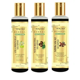 DRONTIKA Set Of 3 Amla Bhringraj Shampoo- 200 ml Each-picture-22