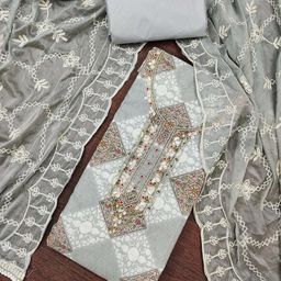 MANVAA Embroidered Unstitched Dress Material-image-40