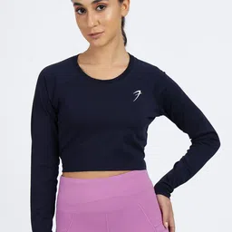 FUAARK Women Stretchex Solid Round Neck Cotton Slim Fit T-shirt-picture-30