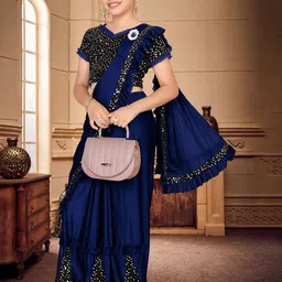 HARPITA Sequinned Ready to Wear Saree-image-33