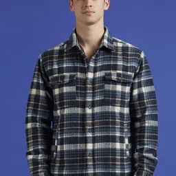 Pepe Jeans Men Geometric Checked Tailored Jacket-picture-8