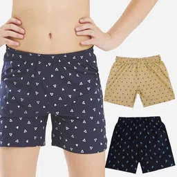 Bodycare Kids Boys Pack of 2 Premium Cotton Ultrasoft Breathable Fabric Shorts-image-74