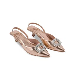 Lino Perros Women Pointed Toe Kitten Pumps-54