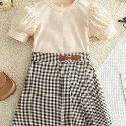 LULU & SKY Girls Top with Skirt-image-66