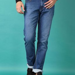V-Mart Men Mid-Rise Light Fade Stretchable Jeans-image-82