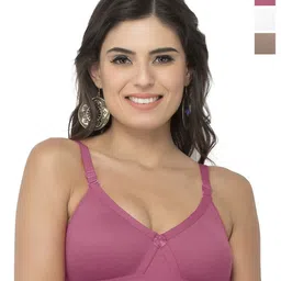 College Girl Pack of 3 Full Coverage Seamless Lightly Padded Minimizer Bra-18