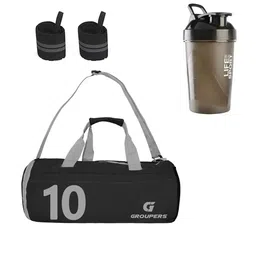 GROUPERS Medium Foldable Sports or Gym Duffel Bag-image-31