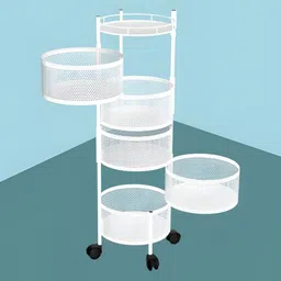 Aura White Set of 2 Regular Multi-Utility Organisers image 5