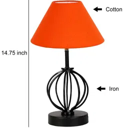 Devansh Textured Table Lamps With Shade image 4