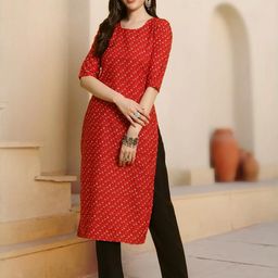 Ethnic basket Women Multicoloured Kurtas-picture-9