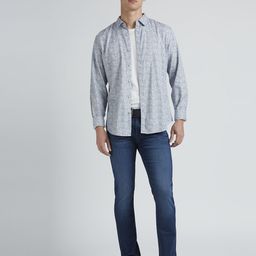 Pepe Jeans Men Spread Collar Abstract Printed Cotton Casual Shirt-image-100