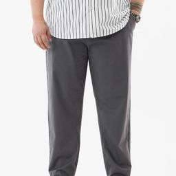 Snitch Men Plus Size Grey Mid-Rise Regular Fit Trouser-picture-33