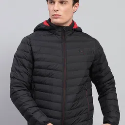 Monte Carlo Men Hooded Solid Casual Puffer Jacket-65