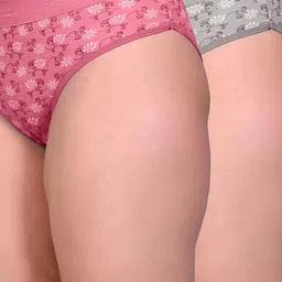 FiveFlag Mid-Rise Cotton Blend Briefs-image-77