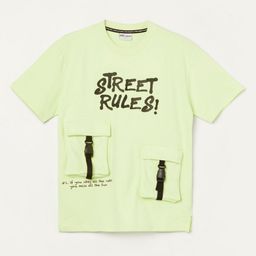 Fame Forever by Lifestyle Boys Typography Printed Cotton T-shirt-image-25