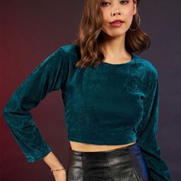 DressBerry Velvet Crop Top-picture-13