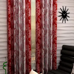 Lunar Days Maroon Set of 2 Long Door Fashion-image-45