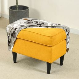 HOKIPO Brown & White Floral Printed Chair Cover-image-12