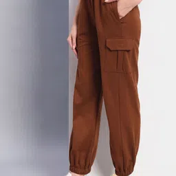 Q-rious Women Loose Fit Joggers Trousers-image-98