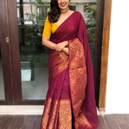 KALINI Woven Design Pure Silk Banarasi Saree-16