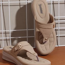 Roadster Wedge Sandals with Buckles-24