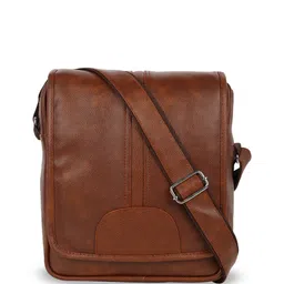 WILDAUK Men Solid Synthetic Leather Messenger Bag-image-75