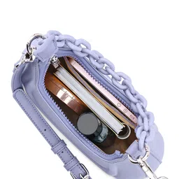 Fastrack PU Oversized Structured Hobo Bag with Quilted image 3
