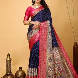 Rangtulika Ethnics Kalamkari Zari Saree-picture-49