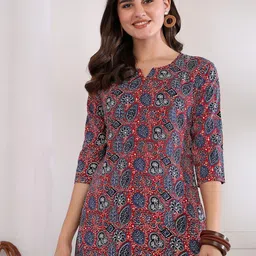 Moda Rapido Women Polyester Straight Kurtis-picture-33
