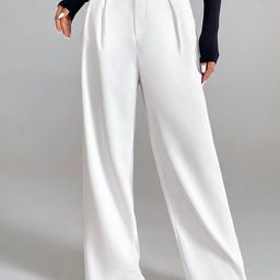 StyleCast Women Loose Fit High-Rise Easy Wash Pleated Trousers-image-69