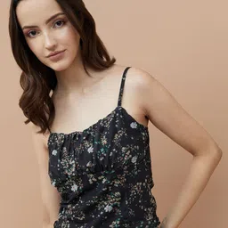 Ginger by Lifestyle Floral Printed Shoulder Straps Top-picture-47