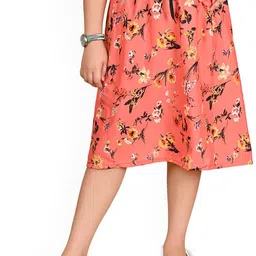 BAESD Girls Floral Printed Knee-Length Skirts-image-66