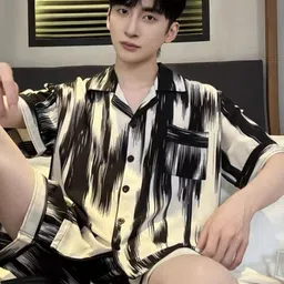 StyleCast Printed Shirt With Shorts Nightsuits-image-23