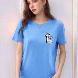 StyleCast x Revolte Women Printed Raw Edge T-shirt-picture-36