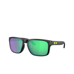 OAKLEY Men UV Protected Green Lens Square Sunglasses - 0OO91029102AI55-17