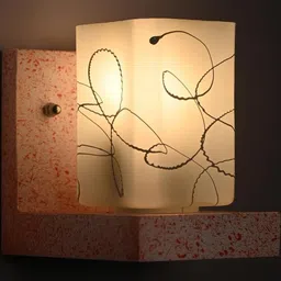 SOMIL White Glass Cylinder Printed Wall Lamps-image-83