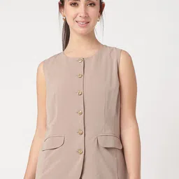 Strong And Brave Round Neck Waistcoat-picture-24