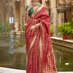 MONJOLIKA FASHION Woven Design Banarasi Saree-picture-42