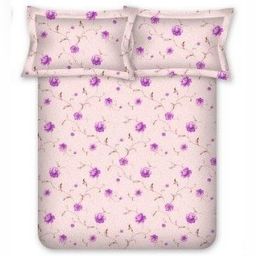 BOMBAY DYEING Dream Lover Pink Floral 104 TC Cotton King Bedsheet Set-2.74 m X 2.74 m-image-21