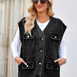 StyleCast Women Lightweight Longline Denim Jacket-image-56
