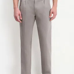 Allen Solly Men Pleated Regular Trousers-image-80