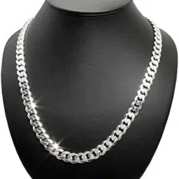 Agate Sterling Silver Plated Sterling Silver Chain-24