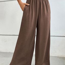 StyleCast Women Mid-Rise Relaxed Loose Fit Trousers-image-61