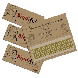 Comet Busters Set Of 3 Bindiful Traditional Round Velvet Bindi-54