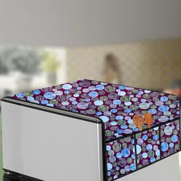 The Furnishing Tree Multi-Coloured Printed Refrigerator Cover-15