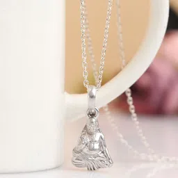 Metronaut 925 Sterling Silver Raghavendra Swamy Pendant-image-3