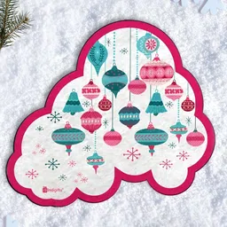 Indigifts White & Red Printed Decorative Fridge Magnet-image-99