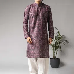 Rawayi Floral Printed Straight Kurta-picture-43