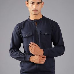 V-Mart Men Self Design Terry Collar Neck Cotton Sweatshirt-picture-16